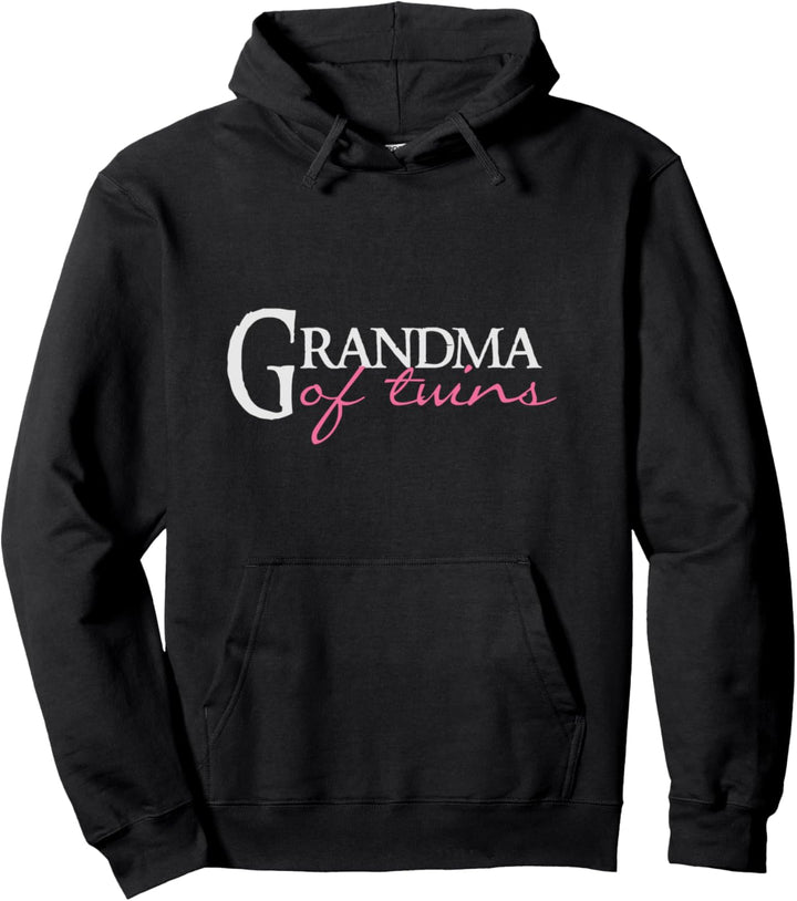 Grandma of Twins - Proud Twin Grandparent Pullover Hoodie