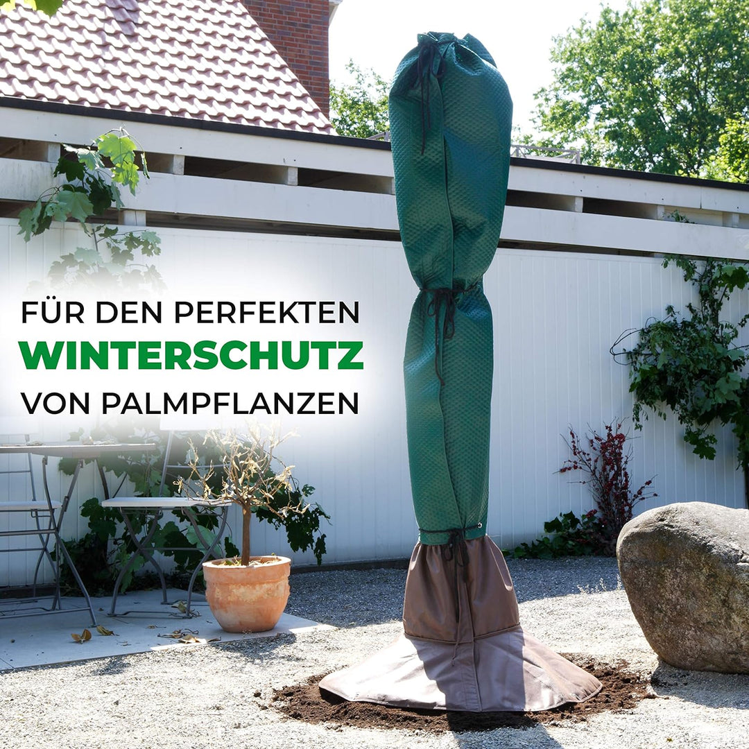 Bio Green Stammschutz für Palmen und Bäume | schützt vor Wind, Regen, Feuchtigkeit, Schnee und Frost