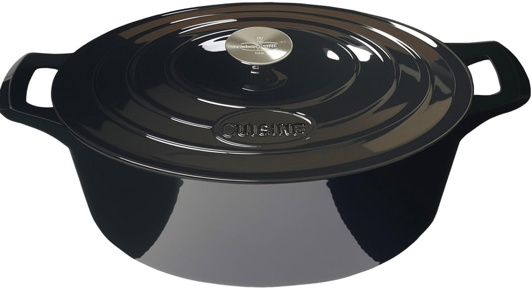La Cuisine Gusseisen Ovale Bräter Schmortöpfe mit deckle ideal zum Braten Schmoren Dämpfen und Brotb