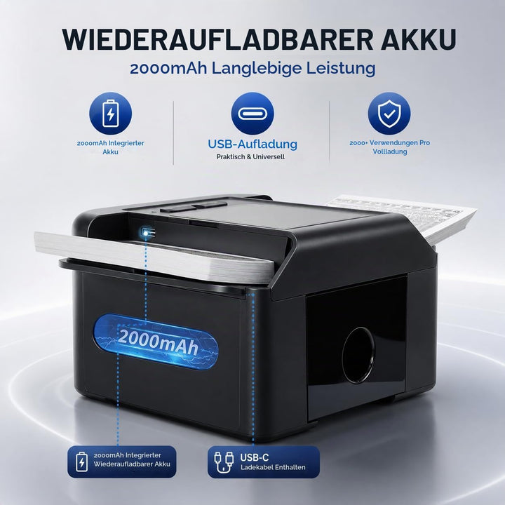 Kartenmischmaschine Elektrische,2000mAh Wiederaufladbarer Kartenmischer, Schneller Mischmaschine Kar