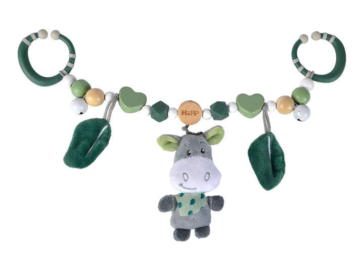 Eichhorn - Baby Hipp Collection - Wagenkette mit verschiedenen Elementen, Plüschesel mit Rasselfunkt