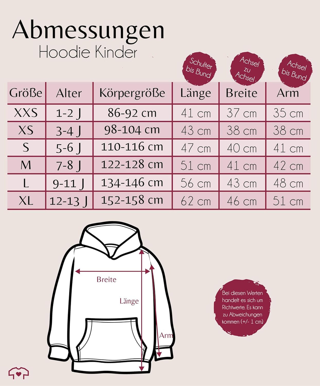 Kinder Hoodie Jungen Mädchen - Pferd Pferde - Echte Mädchen reiten - 128 (7/8 Jahre) - Hellrosa - pf