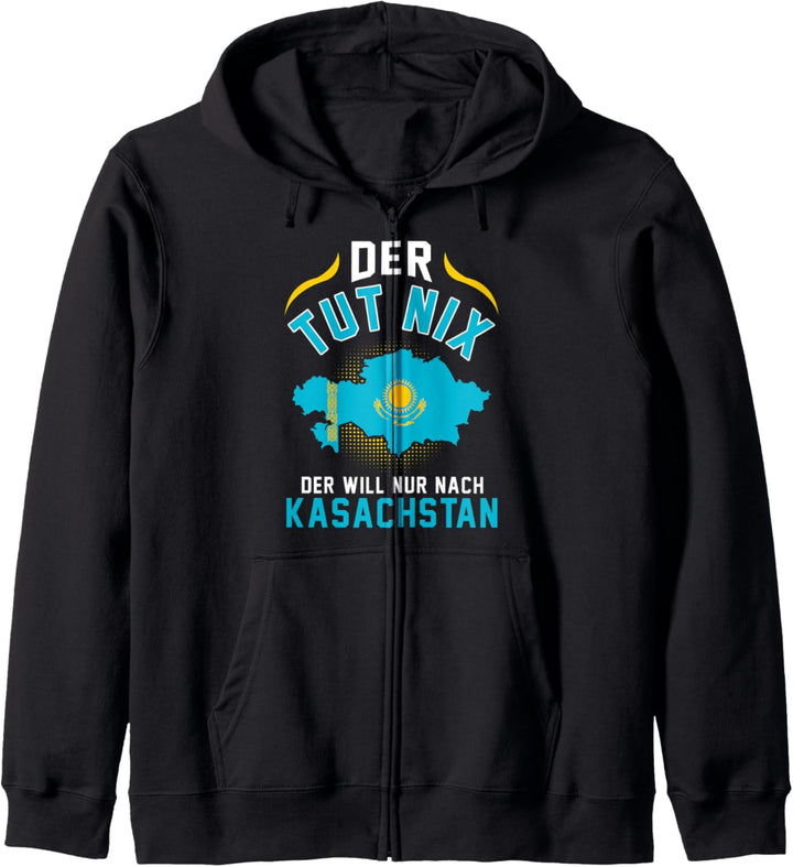 Kasachstan Kasache Urlaub Reise Lustig Kapuzenjacke
