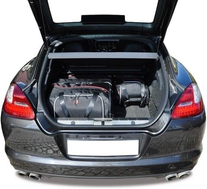 KJUST Kofferraumtaschen 4 STK kompatibel mit Porsche Panamera I (970) 2010-2016