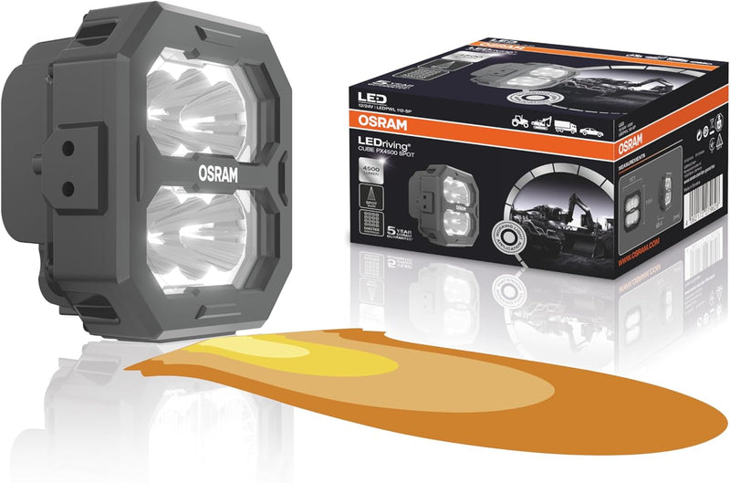 OSRAM LEDriving® Cube PX4500 Spot, LEDPWL112-SP, OFF ROAD, LED Arbeitsscheinwerfer, 4500 Lumen, Falt