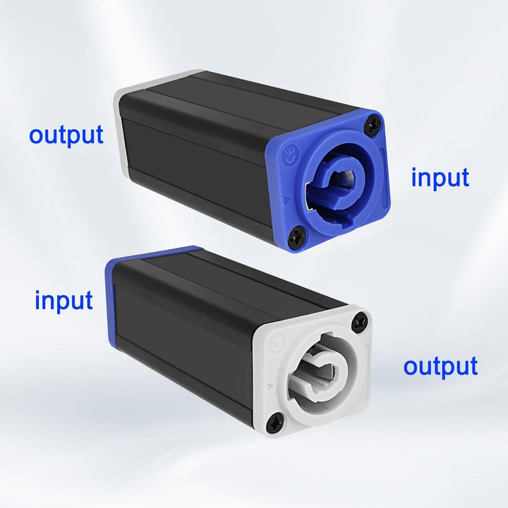 XMSJSIY Powercon zu Powercon Stecker 3-Pin 20A 250V Powercon Eingang zum Ausgang NAC3MPA-1 zu NAC3MP