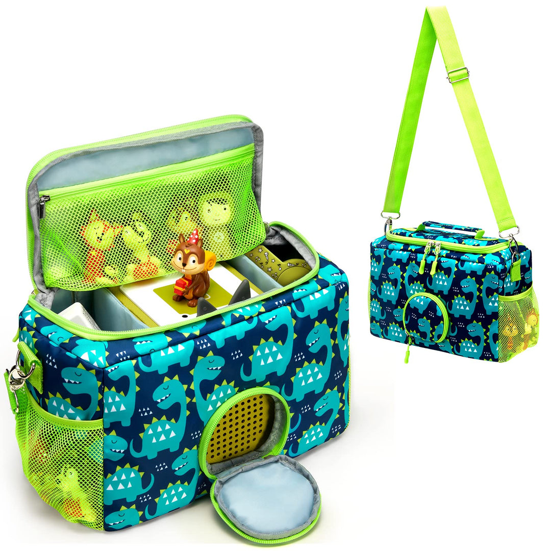 MaidMAX Toniebox Tasche Transporttasche für Toniebox Starter Set und Tonies Figuren, Kopfhörer, Lade