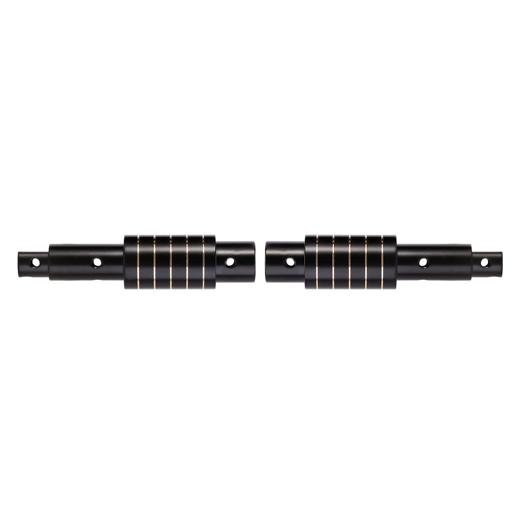 INJORA Hinter Achsrohr Schwarz Beschichtetes Messing Achsrohr für Axial SCX10 PRO Upgrade 1/10 RC Cr