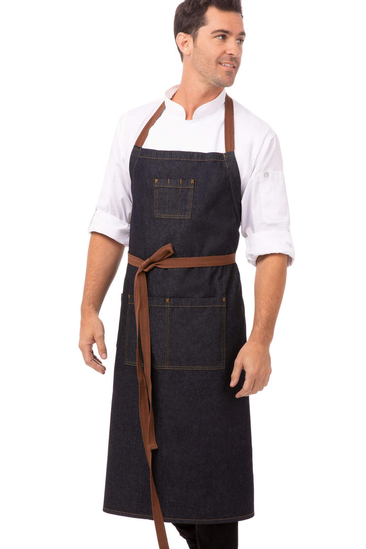Chef Works Unisex Memphis kitchen, indigoblau, Einheitsgrösse EU indigoblau Memphis Kochschürze, ind