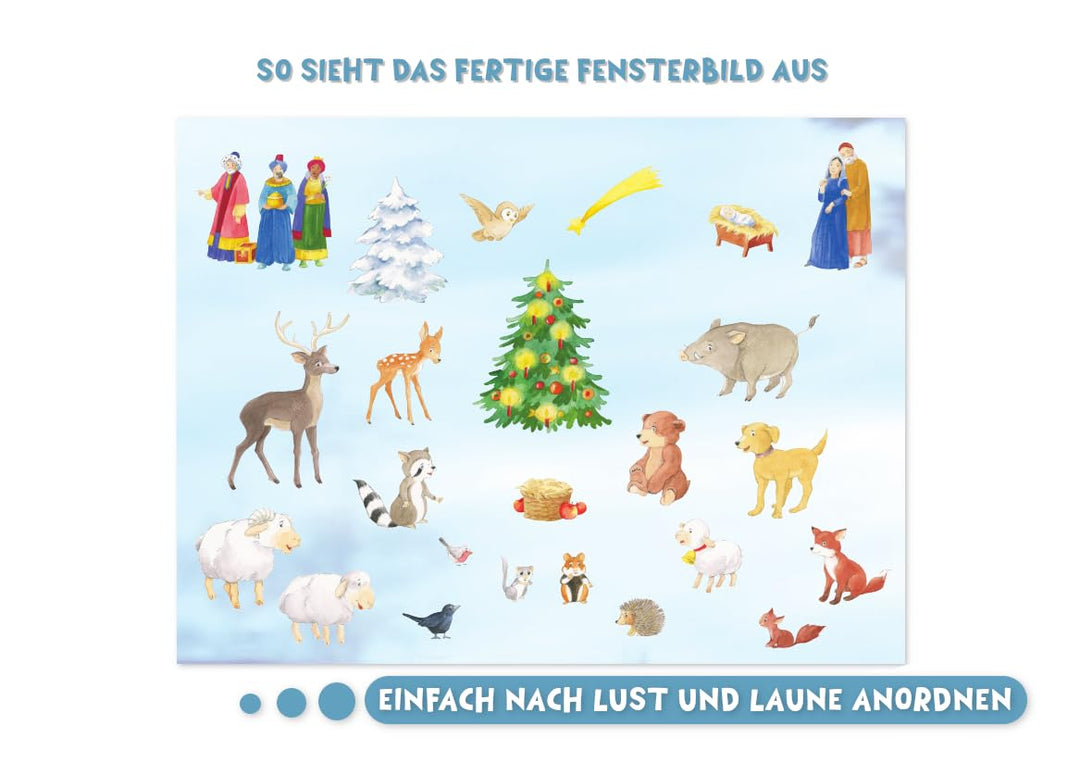 Ein Weihnachtsgeschenk für Rica: Ein Adventskalender zum Vorlesen und Gestalten eines Fensterbildes