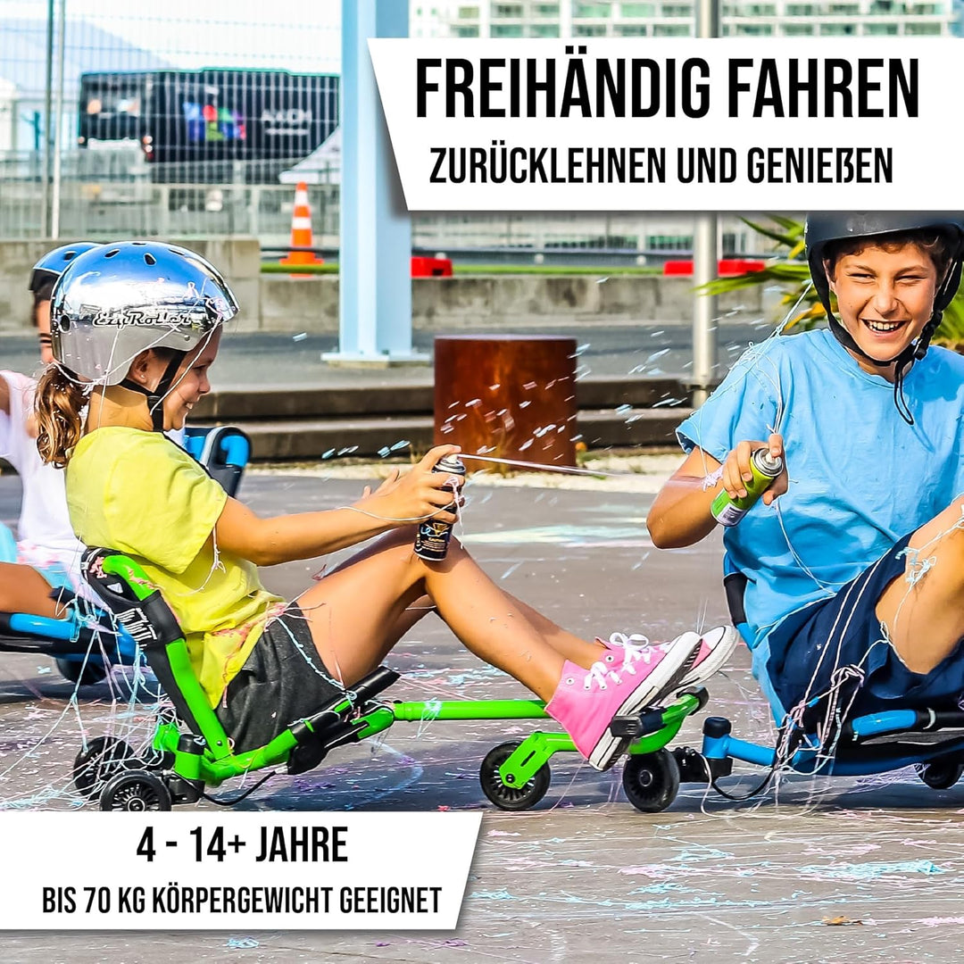 EzyRoller Classic Kinderfahrzeug Dreirad Sitz Spielzeug, Farbe: blau, Blau