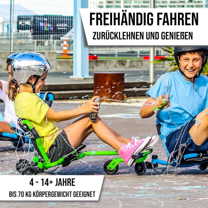 EzyRoller Classic Kinderfahrzeug Dreirad Sitz Spielzeug, Farbe: blau, Blau