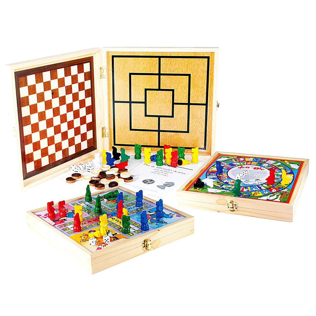 JEUJURA jeujuraj11855 Spiel in Holzbox (100)