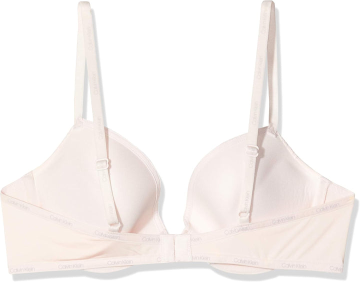 Calvin Klein Damen Push Up Plunge Push-Up-BHS 30 Rosa (Nymph's Thigh), 30 Rosa (Nymph&apos;s Thigh)