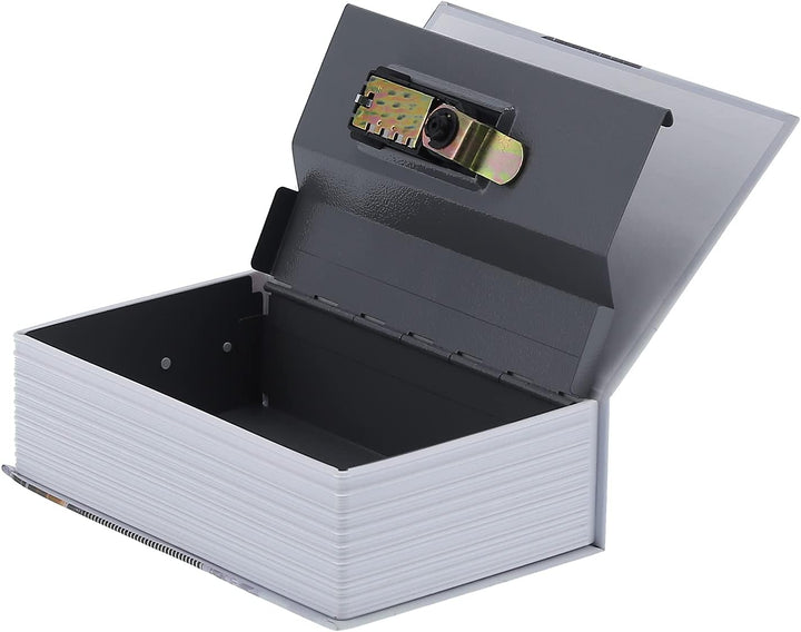 Mini Safe Box Originalitätssimulationsbuch Geldmünzenbox für Schmuck Bargeld Kreditkarten für Bürora