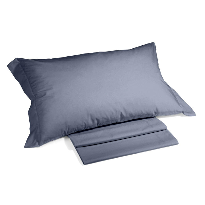 Caleffi - Bettwäsche-Set aus Baumwolle, einfarbig, für Doppelbett, Grau 160 x 190 cm Grau, 160 x 190