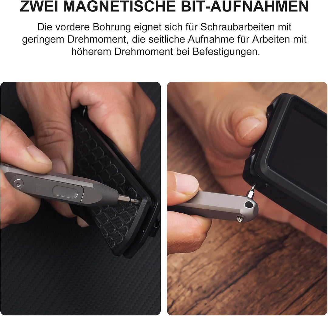 OKNIFE Otacle D1 Mini Titan 8-in-1 Magnetisch Schraubendreher Set | Magnetischer Profi Schraubendreh