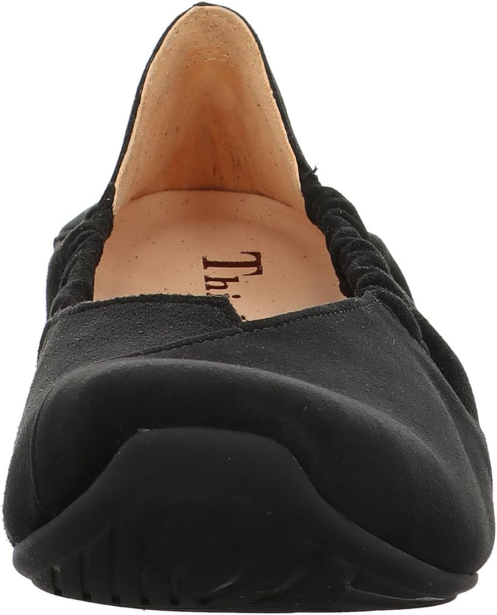 Think! Damen Gaudi Nachhaltige Wechselfussbett Ballerinas 37.5 EU 0000 Schwarz, 37.5 EU 0000 Schwarz