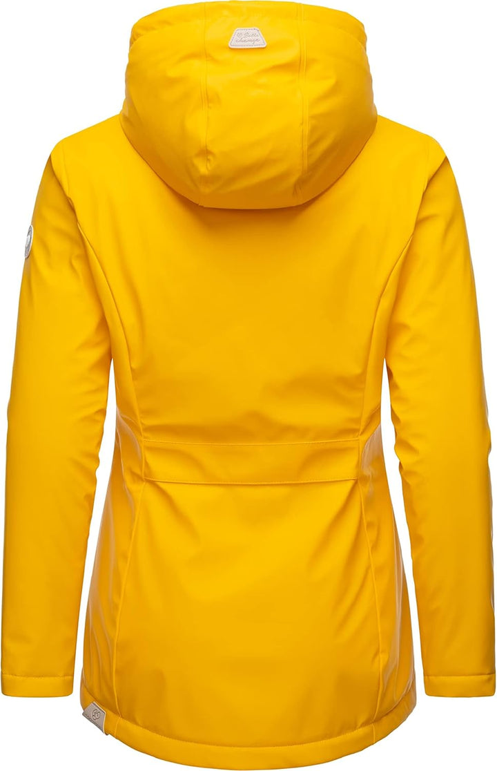 Ragwear Damen Winterjacke Kurze Regenjacke wasserdicht warm gefüttert mit Kapuze Marge XS-6XL L Yell