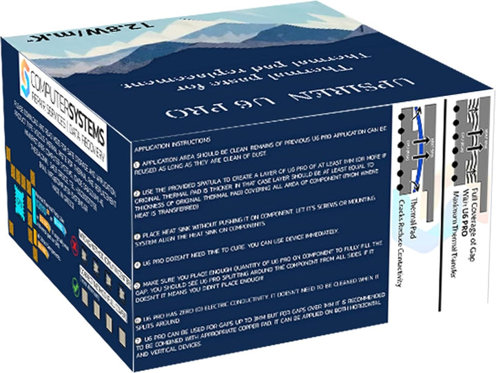 Original UPSIREN U6 PRO 50 g Thermospachtel für VGA-GPU-IC-Prozessor, schnelle Kühlung, Wärmeleitpad