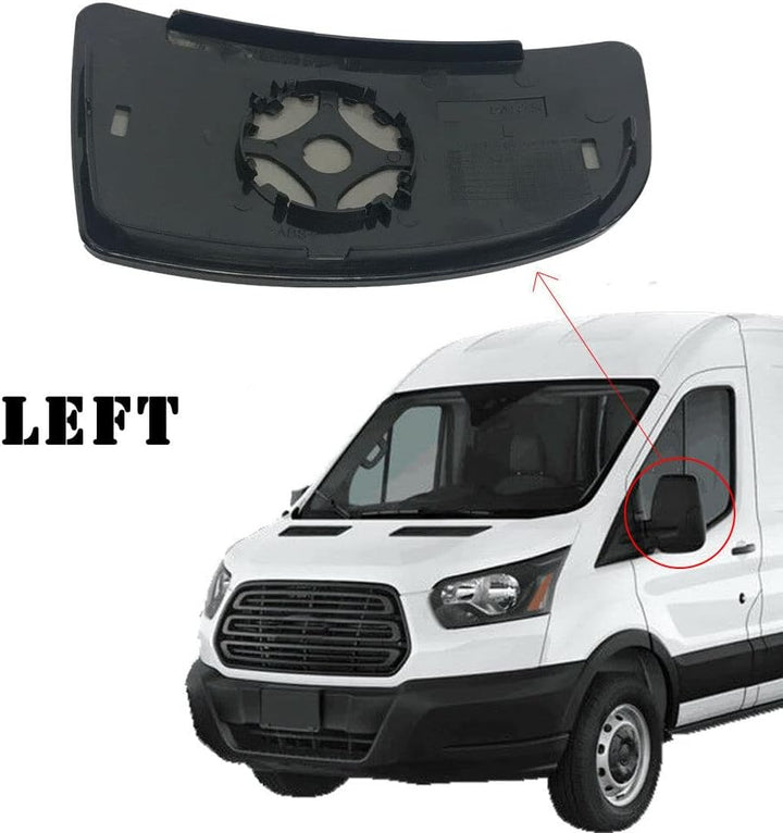 MASO Lower Door Wing Spiegel Glass Transit MK8 2014 ON Passagier links hinten Plat 9.8. Ford Transit