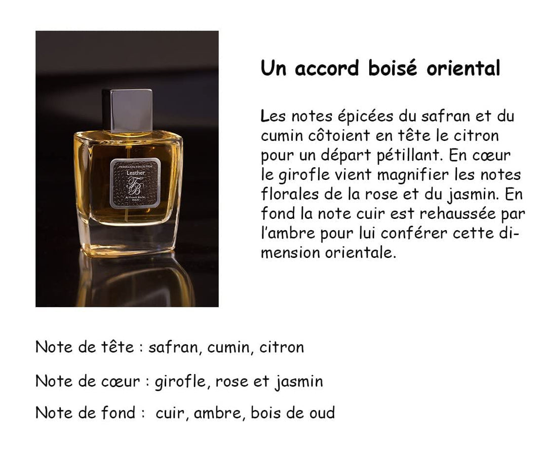 Franck boclet Eau de Parfum Leather, 100 ml 100 ml (1er Pack), 100 ml (1er Pack)