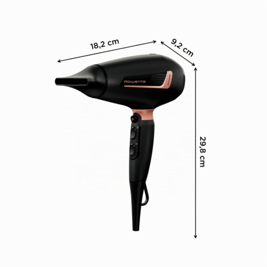 Rowenta Pro Expert Haartrockner, Motor Pro AC, Leistung 2.200 W, extrem schnelles Trocknen, Ionen-Sy