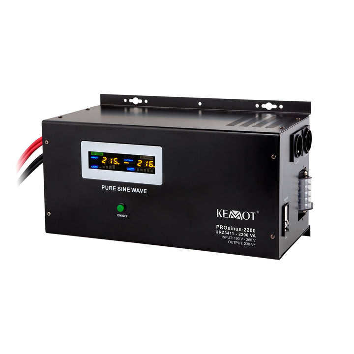 Notstromversorgung KEMOT PROsinus-1600 URZ3411 Wechselrichter reiner Sinus Ladefunktion 12V 230V 300