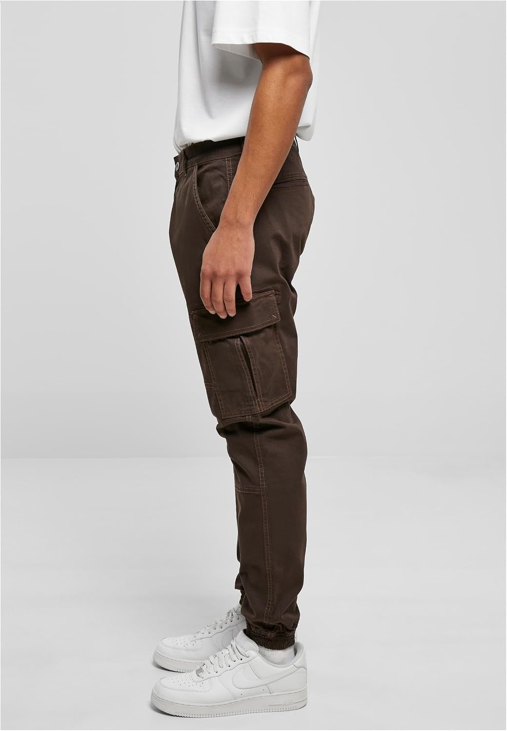 Urban Classics Herren Washed Cargo Twill Jogging Pants, Männer Cargo Hose, erhältlich in vielen vers