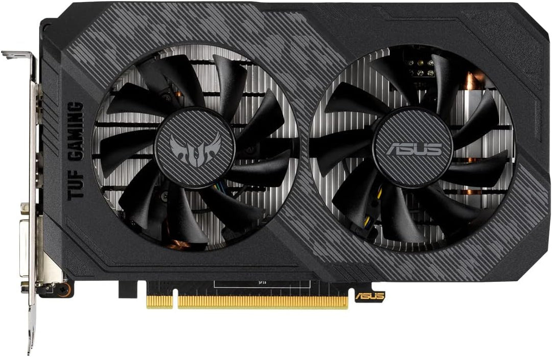ASUS TUF Nvidia GeForce GTX 1650 4GB OC Edition Gaming Grafikkarte (GDDR6 Speicher, PCIe 3.0, 1x HDM