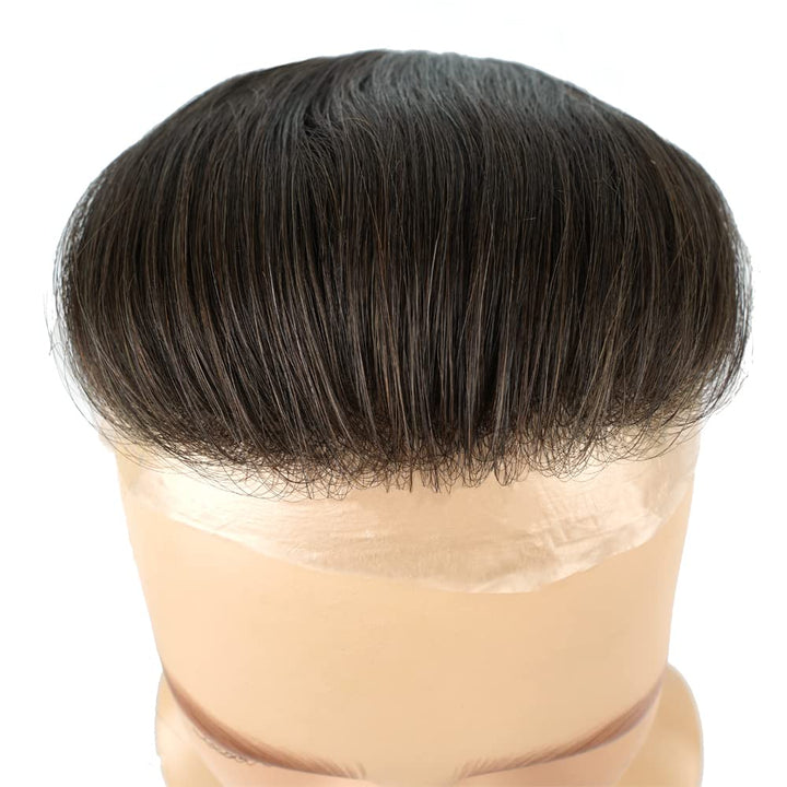 Lordhair Toupet Herren,100% Europäisches Echthaar Herren Toupet Echthaar,V-LOOP Skin Toupet Herren,T