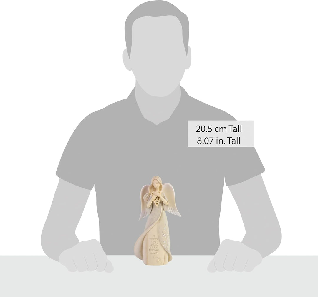 Enesco Foundations Dekofigur Herz Hold You in Heaven, 20,3 cm, Mehrfarbig