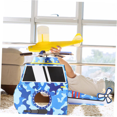 TOYANDONA 1 Satz Tragbares Flugzeugspielzeug Kampfflugzeugspielzeug Kinder-Flugzeug-Kostüm aus Pappe