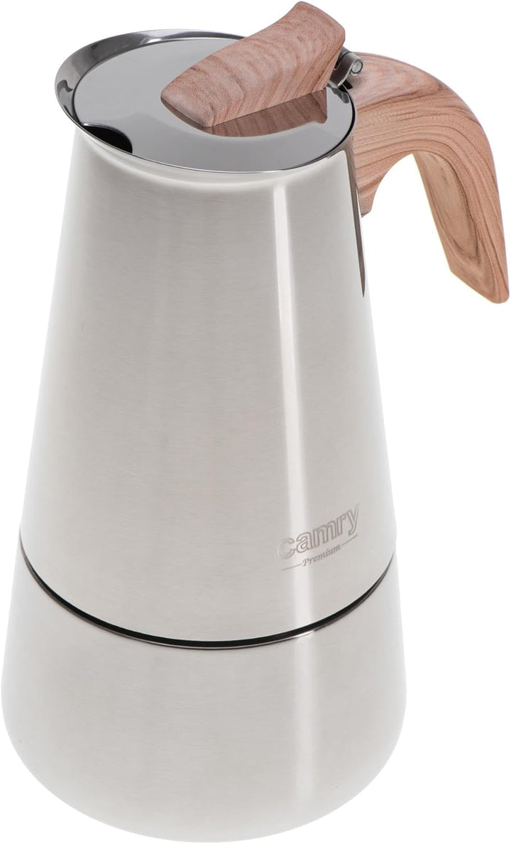 CAMRY Espressokocher Induktion - Mokkakanne Induktion für Aromatisches Kaffee - Hochwertiger Moka Po