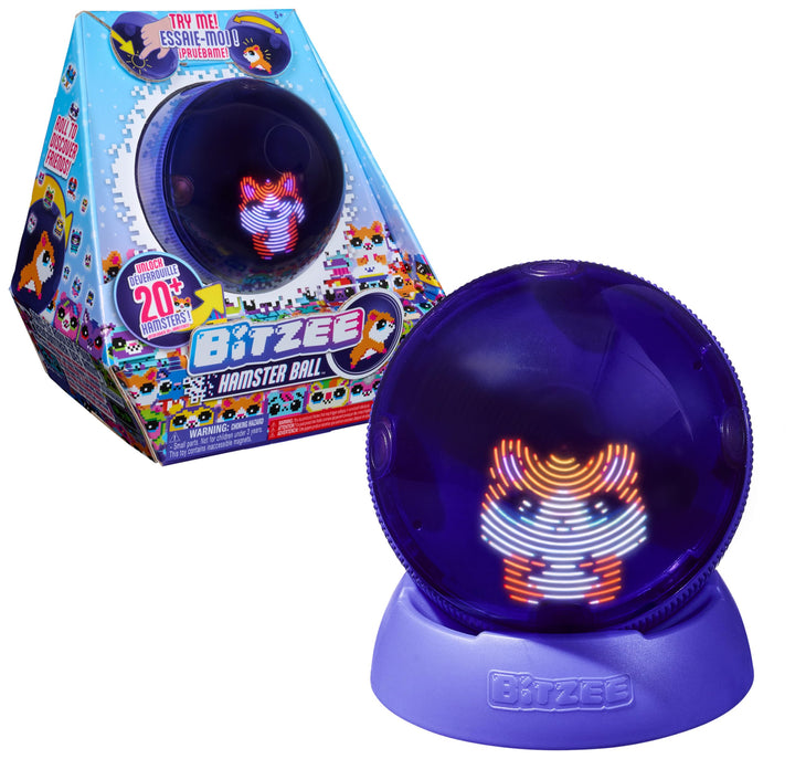 Bitzee Hamsterball - interaktives Spielzeug mit über 20 virtuellen Hamstern zum Rollen und Spielen,