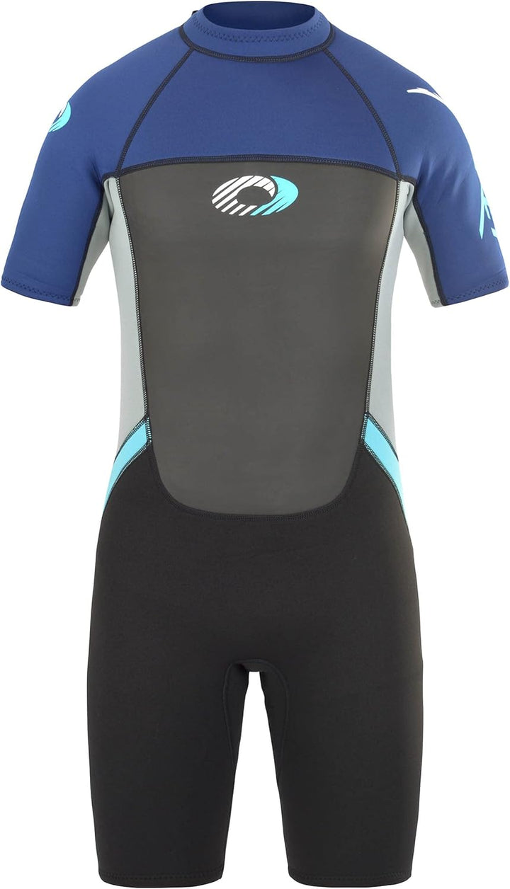 Osprey Herren Origin Shorty 3/2 mm Neoprenanzug Sommer, Herren, Origin Shorty 3/2 mm XXXL blau / wei