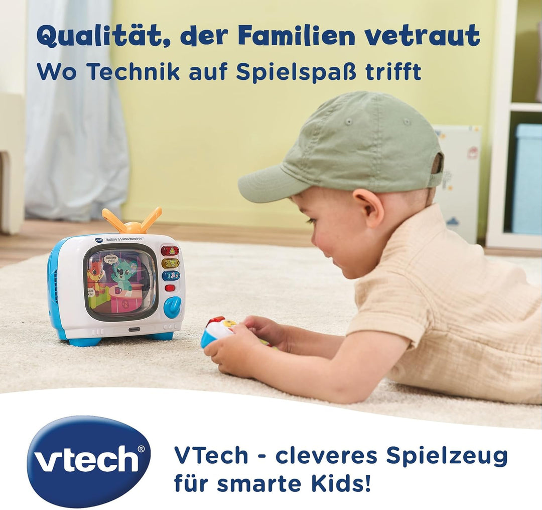 Vtech Baby - Babys Lernspass-Fernseher – Spielzeugfernseher mit Audioinhalten und verschiedenen Lern