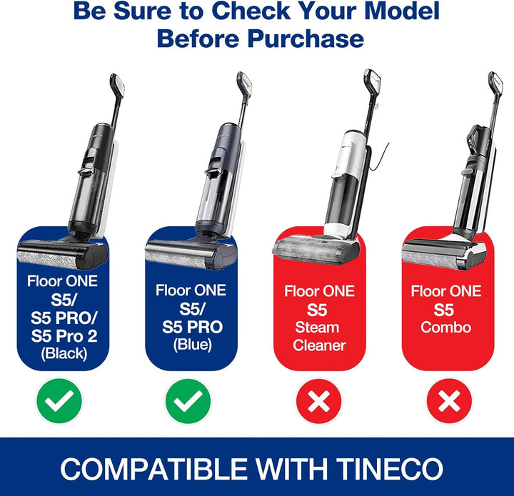 S5 Rollenbürste Ersatz für Tineco Floor One S5 & Floor One S5 Pro Smart schnurloser Nass-Trockensaug