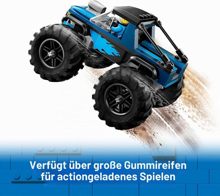 LEGO Creator 3in1 Tieflader mit Hubschrauber, Fahrzeuge-Set &amp; City Blauer Monstertruck, Offroad-Auto