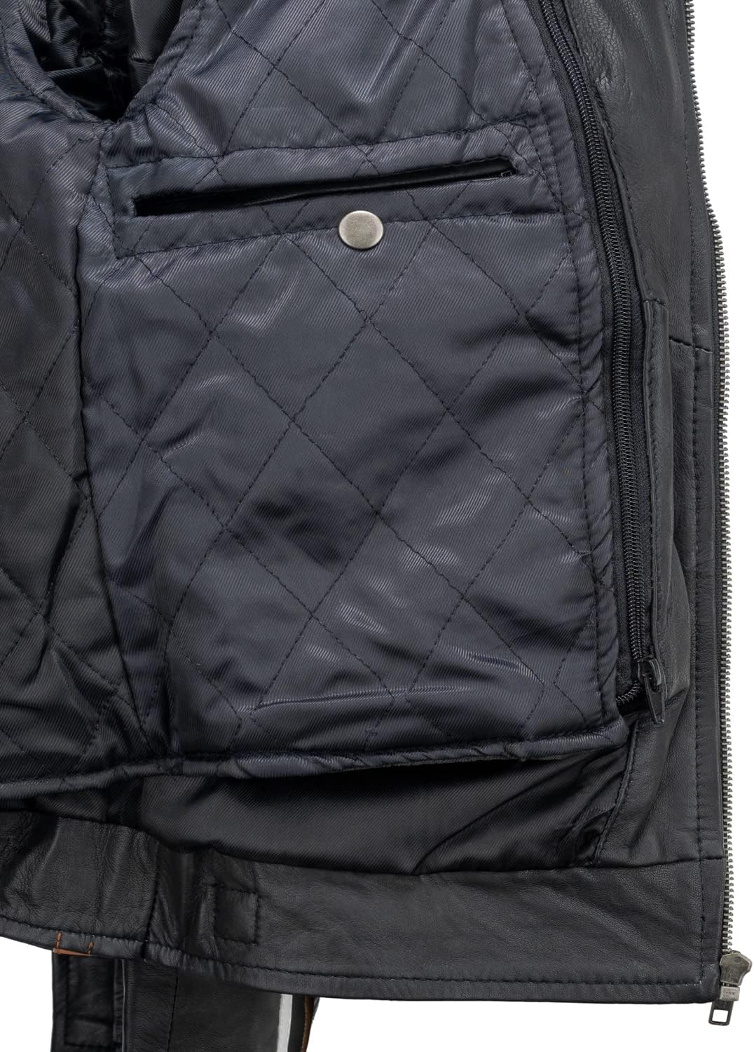 URBAN 5884 Motorradjacke Damen Mit Protektoren, Damenjacke aus Lammleder, Protektoren für Rücken, Sc