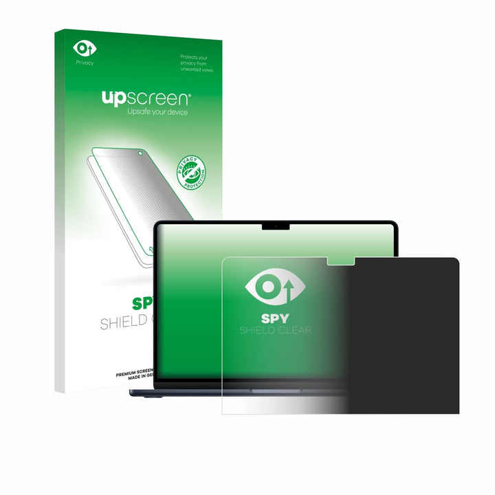 upscreen Blickschutzfolie für Apple MacBook Air 13" M5 2026 | , Anti-Spy Displayschutz Made in Germa