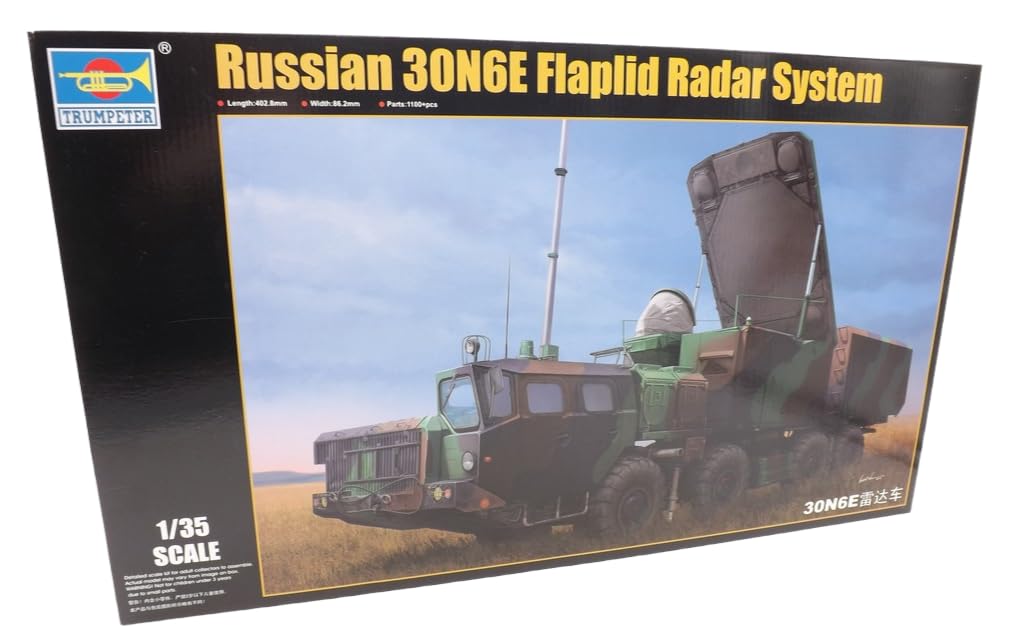 Trumpeter 1043 Russian 30N6E Flaplid Radar System Plastikmodellbausatz, Farbig
