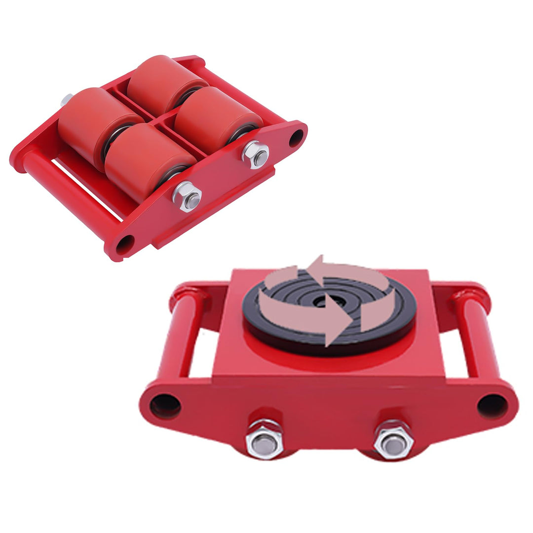 Transportfahrwerk 6T Schwerlastfahrwerk Industrieroller Maschinentransport Schwerlastrollen Roller P