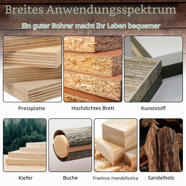 Handbohrer, Bushcraft Manueller Schraubenschlüssel 10-25mm Manueller Spiralbohrer für Outdoor-Aktivi