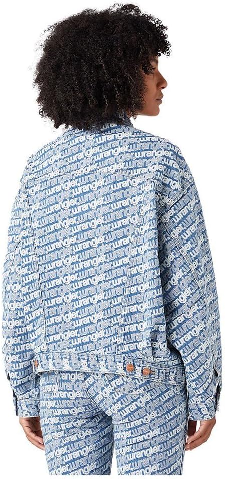 Wrangler Damen Jumbo Trucker Denim Jacket M MR WRANGLER, M MR WRANGLER