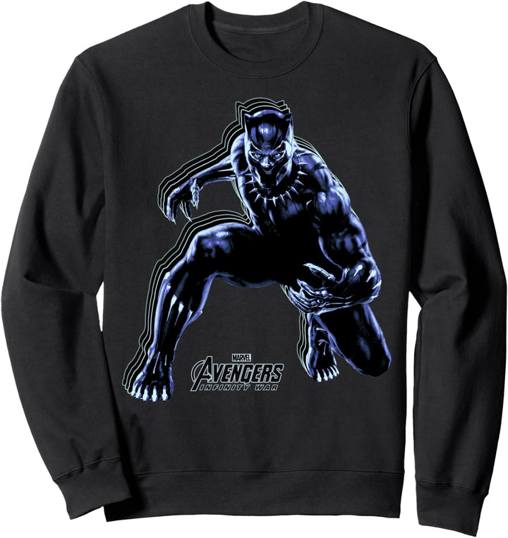 Marvel Avengers: Infinity War Black Panther Portrait Sweatshirt