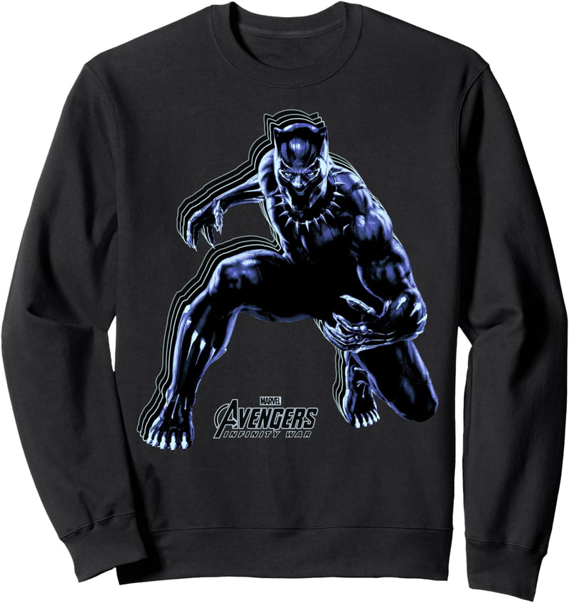 Marvel Avengers: Infinity War Black Panther Portrait Sweatshirt