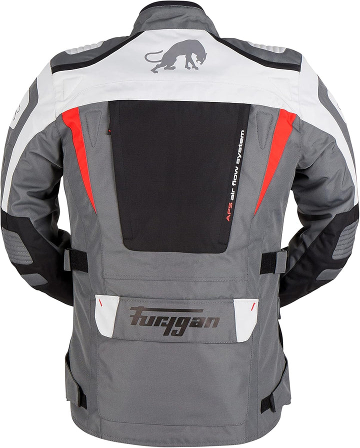 Furygan Herren Veste Apalaches JACKEN UND MÄNTEL M Schwarz-grau-rot, M Schwarz-grau-rot