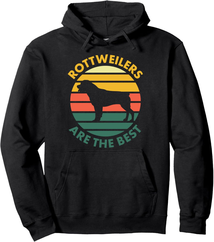 Jahrgangs-Rottweiler-Rotties sind die besten Pullover Hoodie