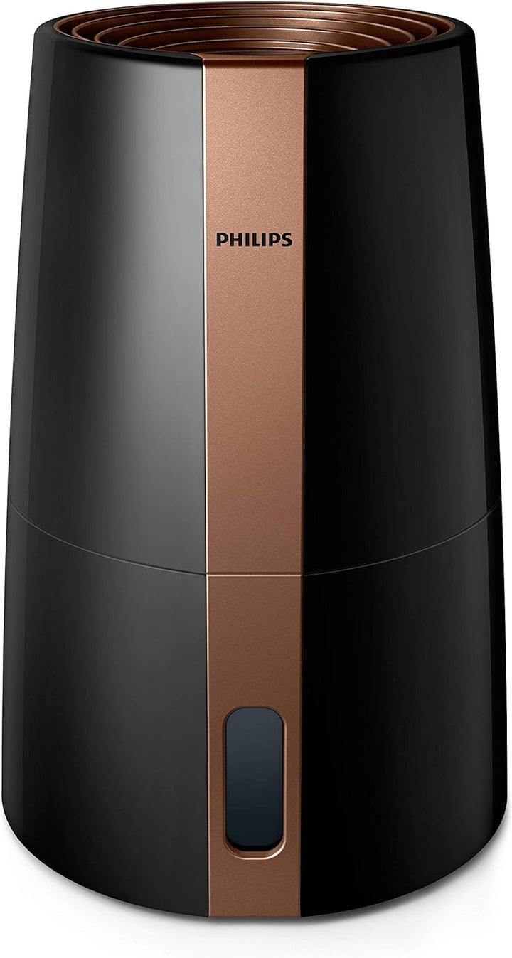 Philips Luftbefeuchter 3000 Serie HU3918/10, schwarz & Series 3000 Luftbefeuchter für Räume bis 45 m